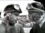 Напарники по Ferrari Хуан-Мануэль Фанхио и Питер Коллинз, 1956 год