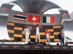 Подиум второй гонки GP3 в Австрии