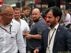 Руководитель Формулы 1 Стефано Доменикали и президент FIA Мохаммед бен Сулайем
