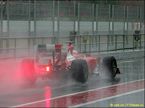 Ferrari на тестах в Барселоне в 2011-м...