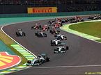 Старт Гран При Бразилии 2014