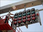 Монтаж стартового светорфора на сочинском автодроме, фото пресс-службы Сочи Автодрома