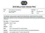 Решение стюардов о наказании Haas F1