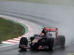 Даниил Квят за рулём машины Toro Rosso на трассе Гран При Японии в 2014 году