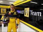 Михаил Алешин на тестах Renault F1