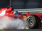 Фернандо Алонсо за рулем Ferrari F2012 на тестах в Хересе