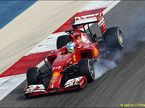 Фернандо АЛонсо за рулём Ferrari F14 T на тестах в Бахрейне