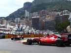 Кими Райкконен за рулём Ferrari SF15-T на трассе в Монако