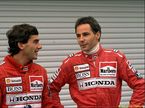 Айртон Сенна и Герхард Бергер в McLaren