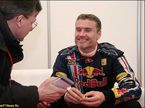 Дэвид Култхард дает интервью F1News.Ru на Гонке Звезд 