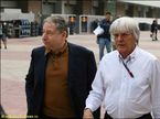 Берни Экклстоун и Жан Тодт в паддоке Гран При Кореи