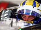 Маркус Эриксон за рулём Sauber на тестах в Абу-Даби