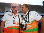 Роберт Фернли (справа) и Отмар Сафнауэр, операционный директор Force India