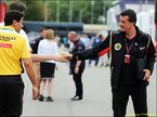 Фредерико Гастальди с инженерами Renault