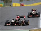 Гонщики Lotus на трассе Гран При Кореи