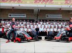 Групповая фотография Haas F1 в конце сезона