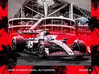 Постер Haas F1, посвящённый Гран При Майами