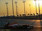 Нико Хюлкенберг за рулём Force India на трассе в Абу-Даби, 2012 год