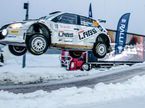 Skoda Хейкки Ковалайнена на трассе Arctic Lapland Rally, фото из социальных сетей