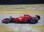 Михаэль Шумахер на тестах в Муджелло за рулем Ferrari F2007