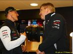 Михаэль Шумахер с руководителем Mercedes GP Россом Брауном