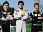Гонщики немецкой Формулы 4, крайний слева - Харрисон Ньюи, крайний справа - Мик Шумахер