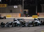 Борьба Хэмилтона и Росберга в прошлогоднем Гран При Бахрейна
