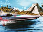 Рендер электрической гоночной лодки команды Серхио Переса