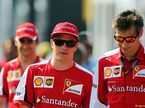 Кими Райкконен и Массимо Ривола, спортивный директор команды Ferrari