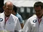 Петер Заубер (слева) и глава BMW Motorsport Марио Тайссен