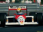 Айртон Сенна за рулём McLaren, 1992 год