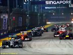 Старт Гран При Сингапура 2014