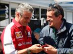 Руководитель команды Ferrari Маурицио Арривабене и руководитель Haas F1 Team Гюнтер Штайнер