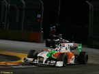Адриан Сутил на трассе Гран При Сингапура