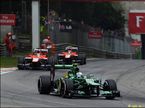 Гидо ван дер Гарде опережает пилотов Marussia в Гран При Италии