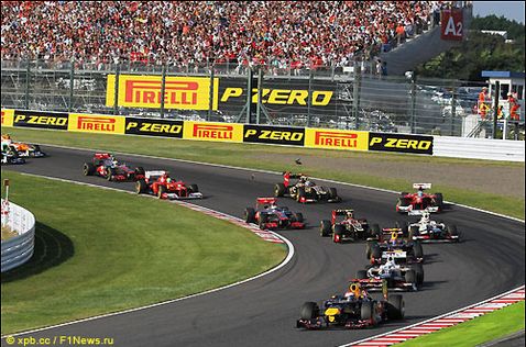 Старт Гран При Японии 2012 года