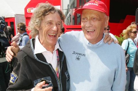Артуро Мерцарио и Ники Лауда на Гран При Европы на Нюрбургринге, 2006 год, фото XPB