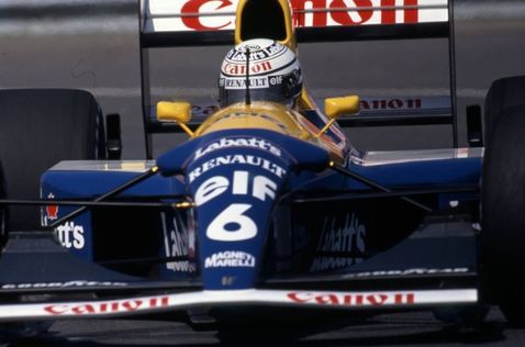Рикардо Патрезе за рулём машины Williams, созданной Эдрианом Ньюи, 1992 год, фото XPB