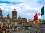 Кафедральный собор в Мехико, построенный испанцами на руинах главного храма ацтеков