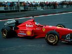 Михаэль Шумахер на Гран При Бельгии 1996 года