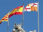 Флаги Каталонии, Испании и Барселоны