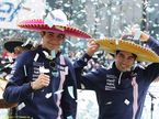 Эстебан Окон и Серхио Перес перед началом гоночного уик-энда в Мексике