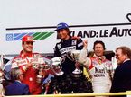 Подиум Гран При Италии 1982 года: Патрик Тамбе, Рене Арну и Марио Андретти
