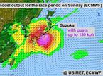 Сузука может оказаться в эпицентре тайфуна Hagibis, но это самый худший сценарий