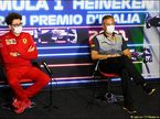 Маттиа Бинотто (Ferrari) и Марио Изола (Pirelli)