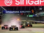 Старт Гран При Сингапура 2022