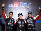 Победители гонки в Себринге – Майк Конвей, Камуи Кобаяши и Хосе-Мария Лопес, фото пресс-службы Toyota