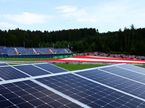 Поля солнечных батарей на Red Bull Ring, фото Формулы 1