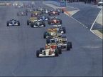 Айртон Сенна лидирует на старте Гран При ЮАР 1993 года
