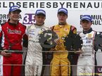 Подиум воскресной гонки Формулы Renault 3.5